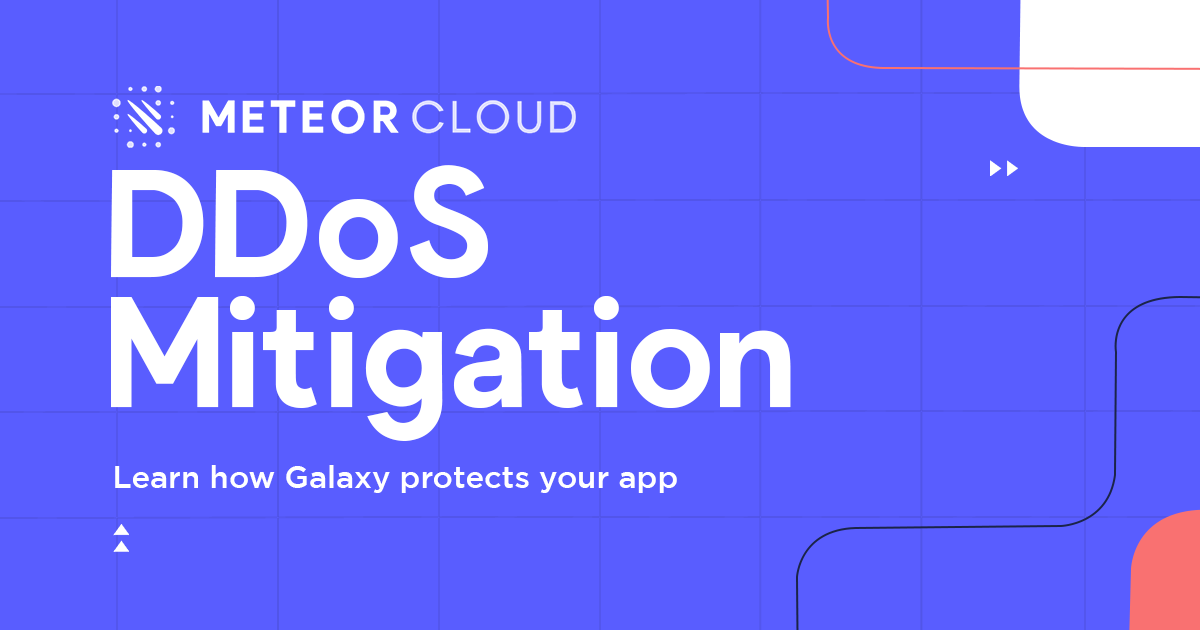 CloudByGalaxy's tweet image. DoS and DDoS attacks are attempts to make your app overloaded and unavailable for legitimate requests.
Galaxy’s Network layer has a custom proxy tailored to work with Meteor apps.
Learn how Galaxy protects your app here: social.meteor.com/ddos-mitigation 
#meteorjs #hosting #security