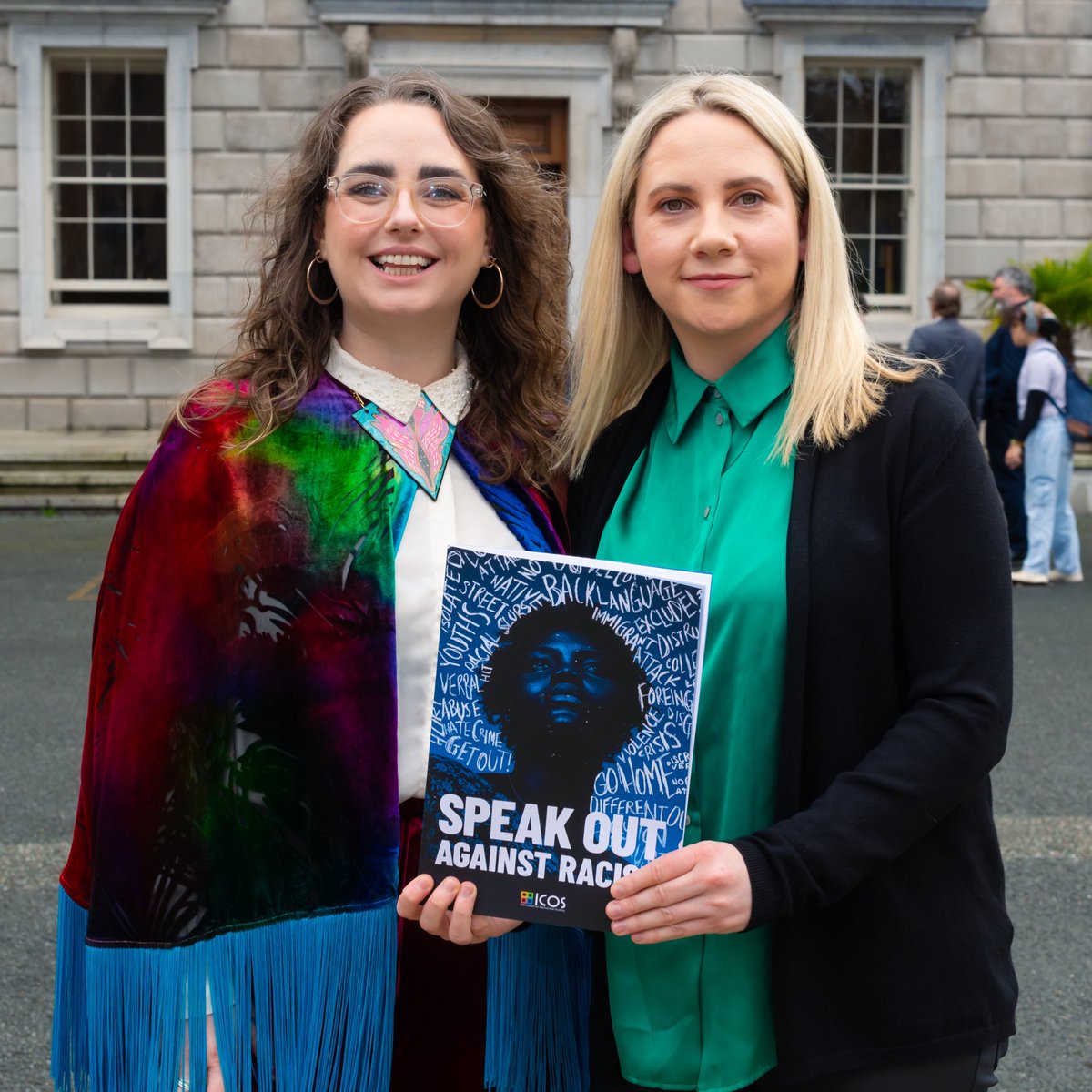 Thanks Senator <a href="/hoeyannie/">Annie Hoey</a> for hosting our <a href="/ICOSirl/">Irish Council for International Students (ICOS)</a> briefing today in Leinster House on students’ experiences of racism #SpeakOutAgainstRacism