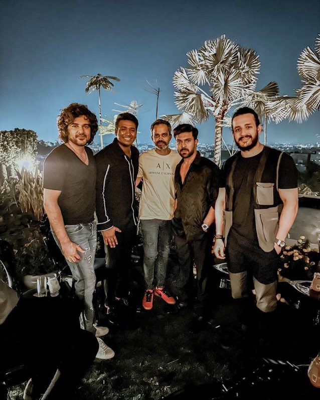 kantri_munna09's tweet image. The most awaited #NTR31  project director with present #Tier2 hero’s of TFI 🔥🔥🔥