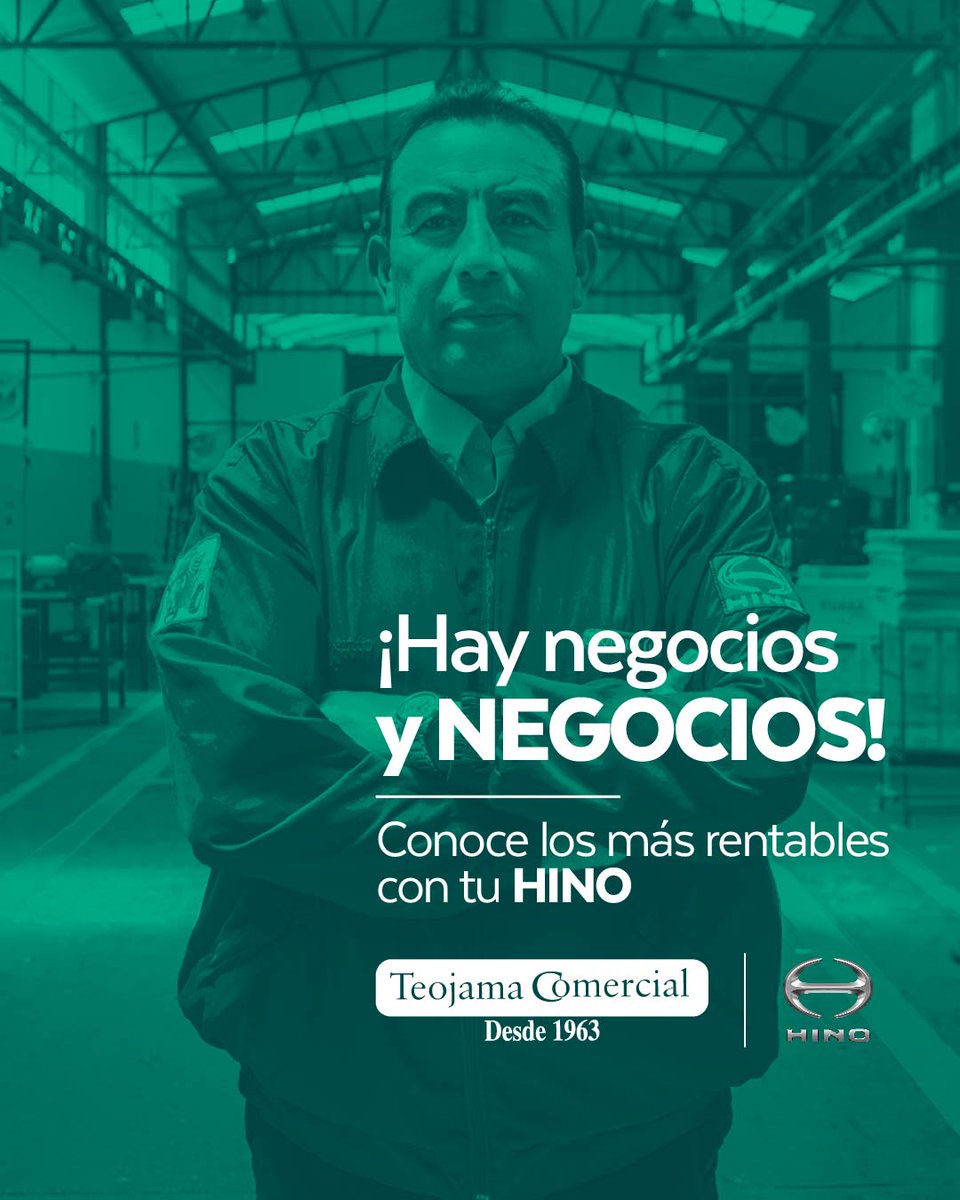 Conoce los negocios más rentables para emprender con tu camión en este 2023 🚛.
Da Click y conoce las oportunidades que te esperan con tu nuevo Hino ➡️ bit.ly/3nvmDko

#Teojama #Tecnología #Protectores #Automotriz #Transporte #Novedad
