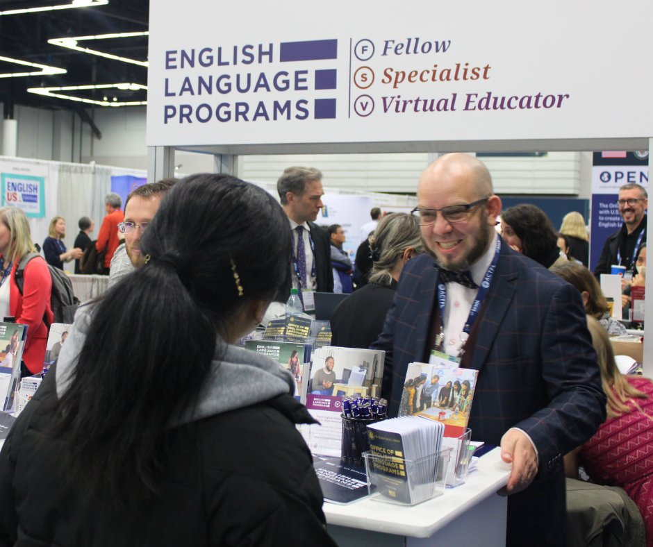 ELPrograms's tweet photo. We had so much fun at #TESOL2023!
If you attended the convention, we’d love to see your pictures! Please tag @ELPrograms in your posts and send them our way!
#ELPrograms #ExchangeOurWorld https://t.co/Qwywcx4IqD
