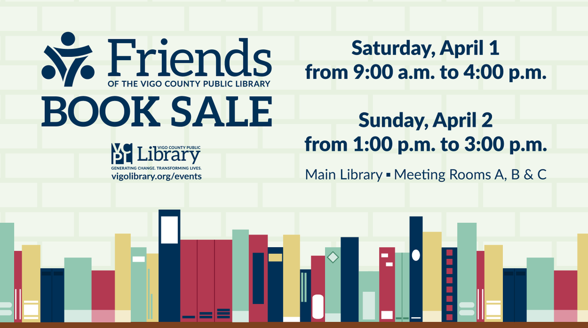 Shop for books, DVDs, CDs, and more at the Friends of the Library Book Sale. Thousands of items will be available at low prices, from current bestsellers to your favorite classics. Proceeds from your purchases will be used to fund Library programs and services you enjoy!