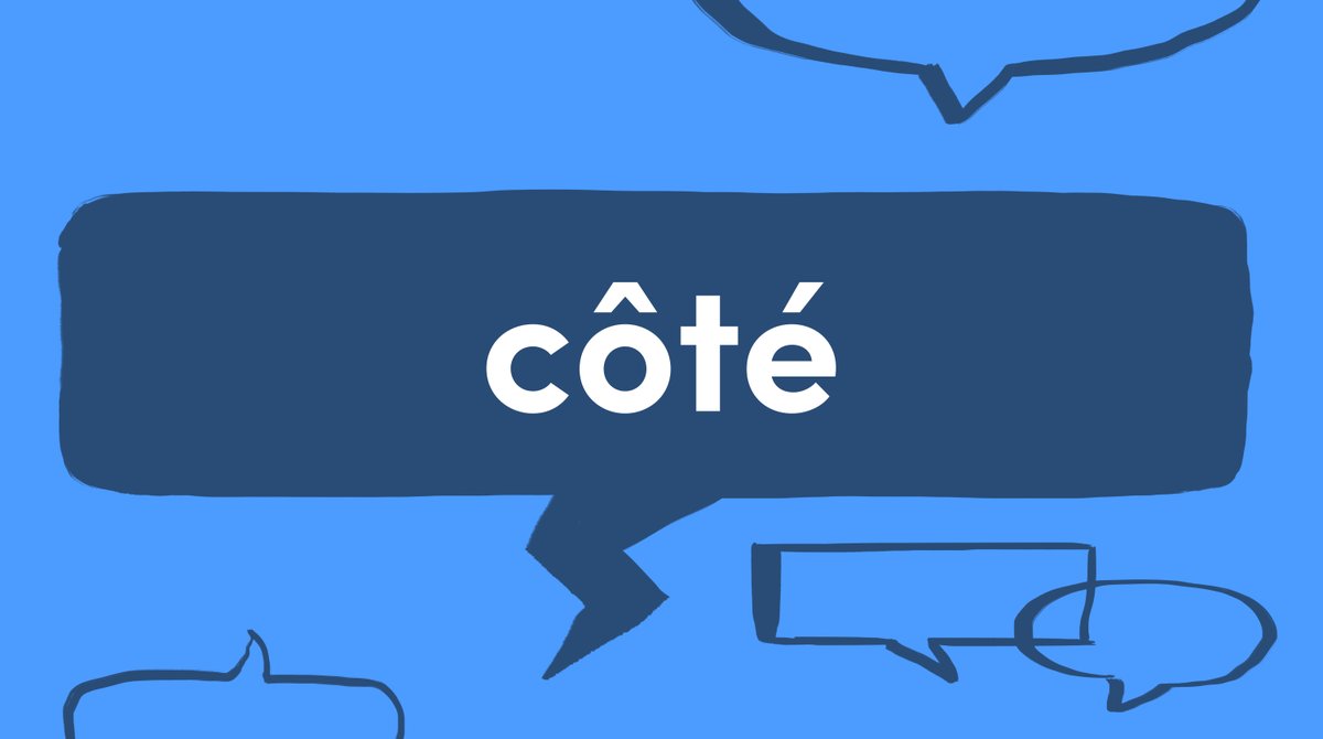 CollinsDict's tweet photo. #FrenchWordoftheWeek CÔTÉ - côté a masculine noun meaning side.
Find out more in this week's French Language Learners blog: https://t.co/YPccspigBc
#CollinsDictionary #LearnFrench #côté https://t.co/QlfAODSZlG