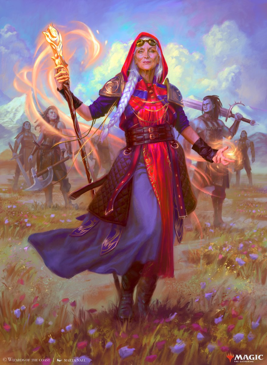 MartaNael's tweet photo. Hi #VisibleWomen!
I'm an artist working for Magic: the Gathering who loves light and color and dark fantasy! ✨ https://t.co/kteMmRZ1tz