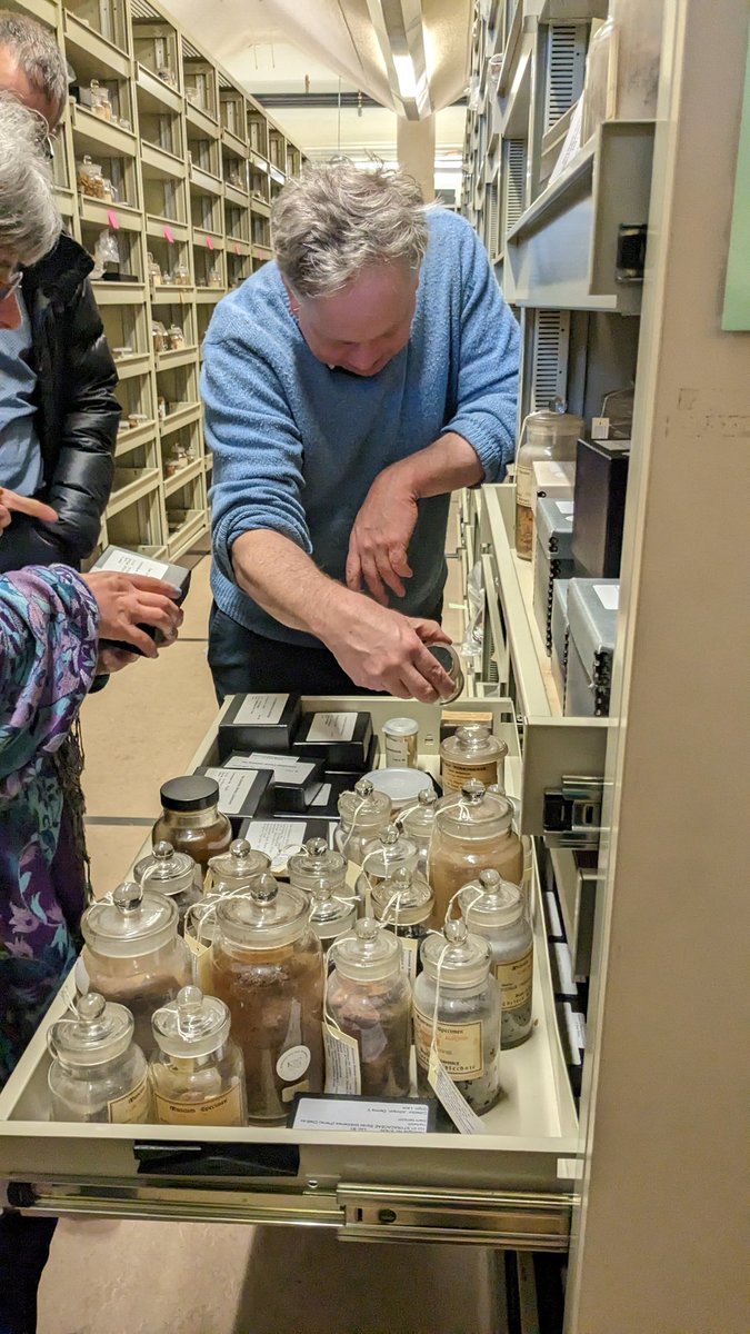 AHadjik's tweet photo. Deeply grateful to @Kew_LAA for hosting our international workshop on #byzantine popular #pharmacy and providing a behind the scenes tour of their amazing collection of pharmaceutical #plants and #Minerals. @RHULHistory @UKCypriotFed #Diaspora #Mediterranean #medicines #Cyprus https://t.co/wdzqrOVQaG