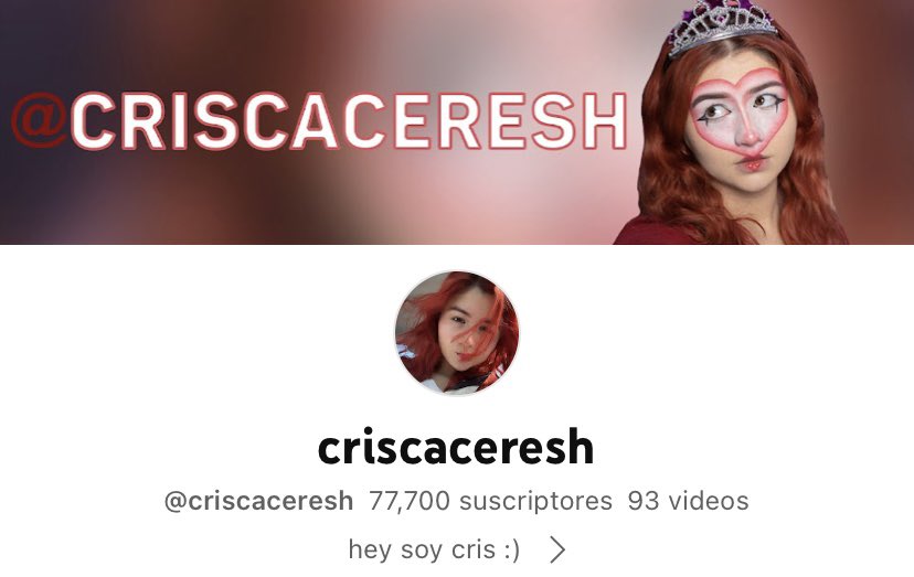 criscaceresh's tweet photo. Este año llegamos a 100k en YouTube? Obtendremos nuestra primera placa?? 
Lloro con solo pensarlooooaahhh que emoción, gracias por tanto!! 🥹💛

https://t.co/rdZppeDHis https://t.co/Cdz1Ck612l