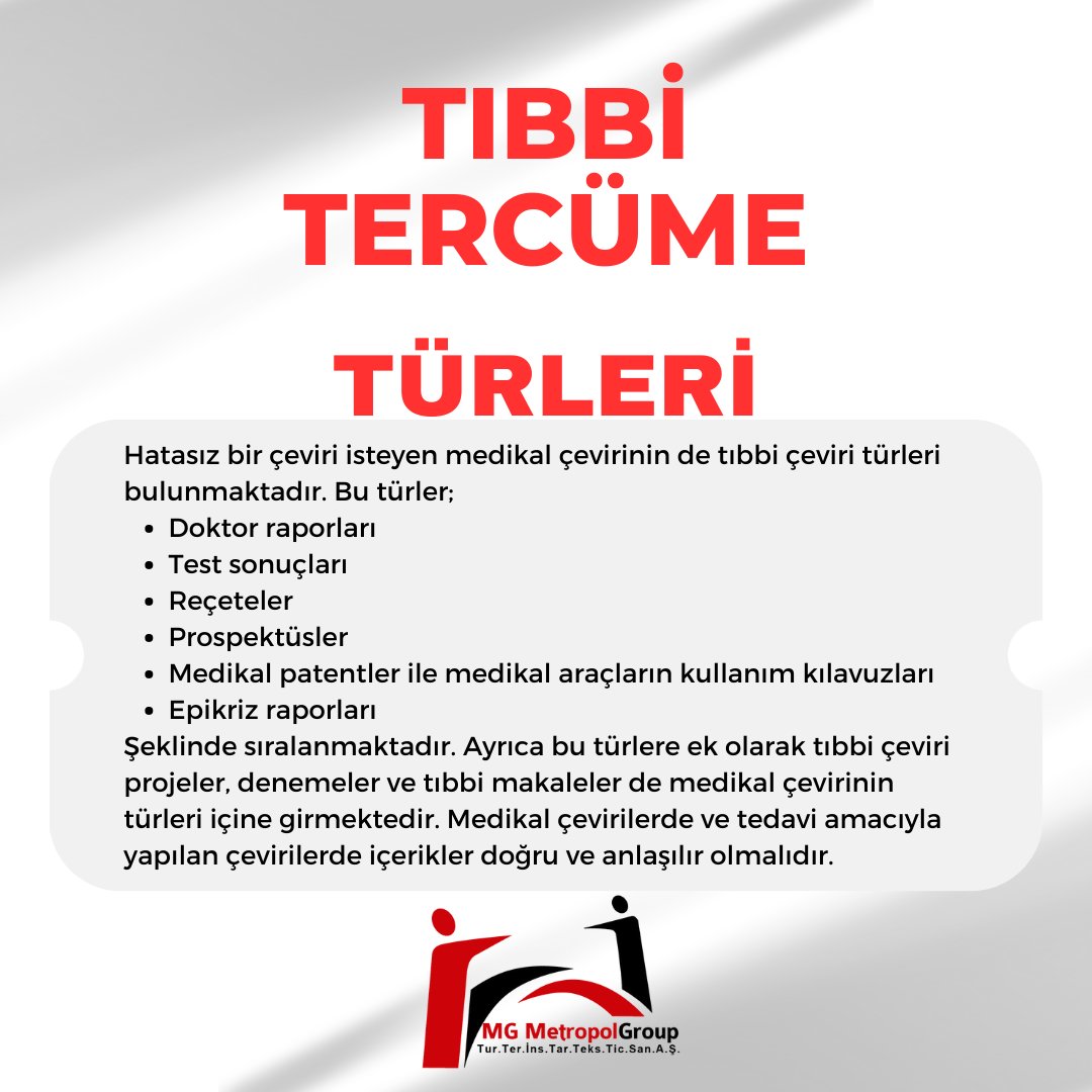 MetropolTercume's tweet photo. Tıbbi Tercüme Nedir?
Gelin Beraber İnceleyelim!

#danışmanlık #tercüme #Twitter 

📩 | info@metropoltercume.com
🌐 | https://t.co/WCJISvAaco https://t.co/MtMi34TIzM