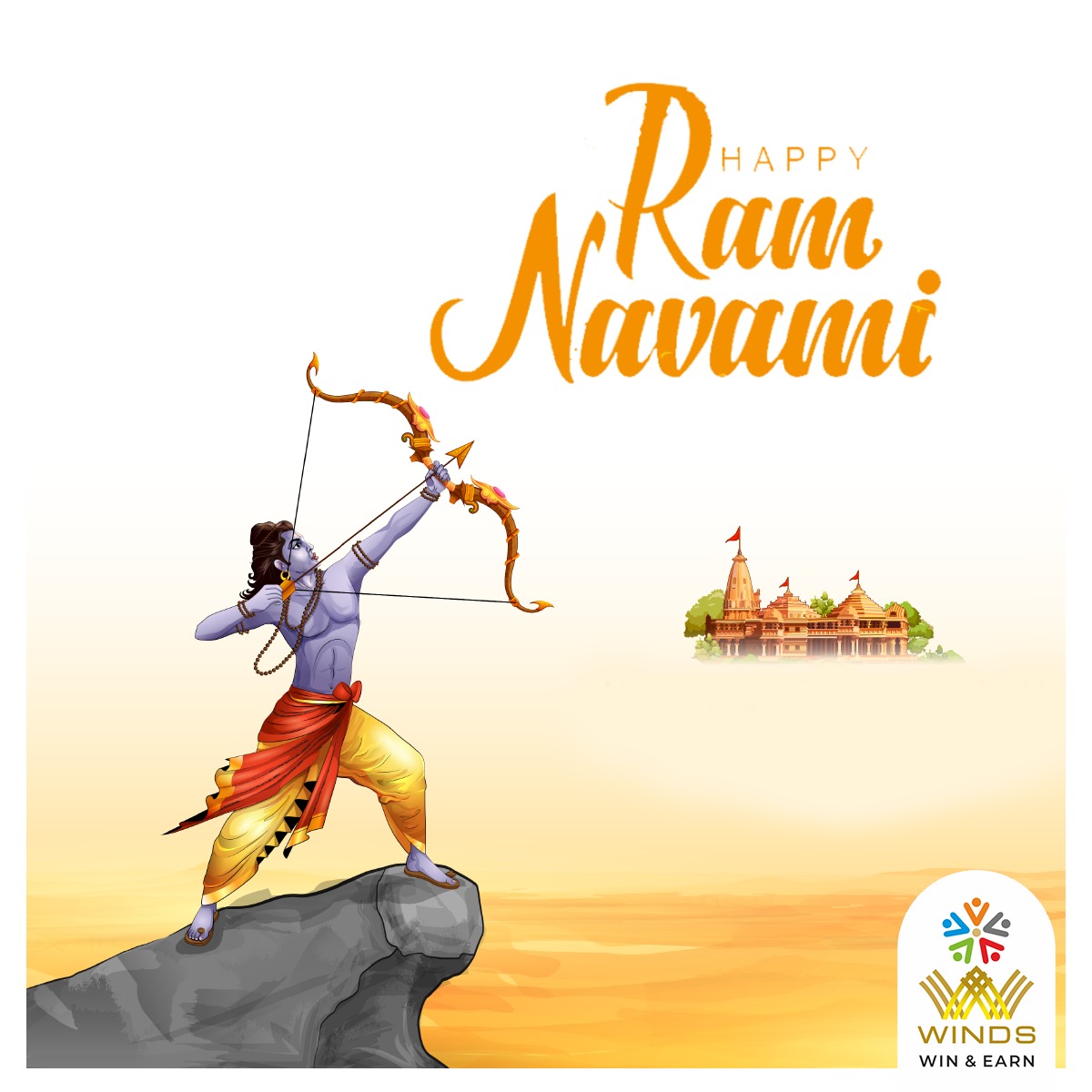 WindsDigiWorld's tweet photo. On the occasion of Ram Navami May Prabhu Shri Ram bless everyone with success and prosperity.🙏

#WINDS #RamNavami #HappyRamNavami #Festival #OnlineShopping #Cashback #Rewards #Win #Giveaway #CashPrize #Sale #India #IncredibleIndia #ShoppingOnline https://t.co/ruNRKHlECj