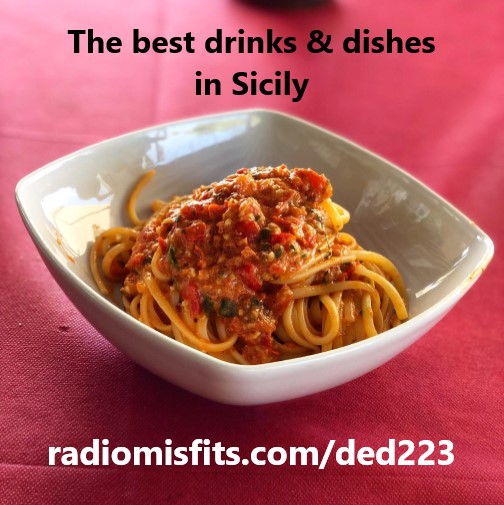 The best of Sicily with New York Times bestselling author @katieparla including pasta alla Norma and pistachio pesto radiomisfits.com/ded225/ #foodie #foodiepodcast #travel #travelpodcast #Sicily #Italy #Italianfood #Sicilianfood #podcast #podernfamily #podcasting