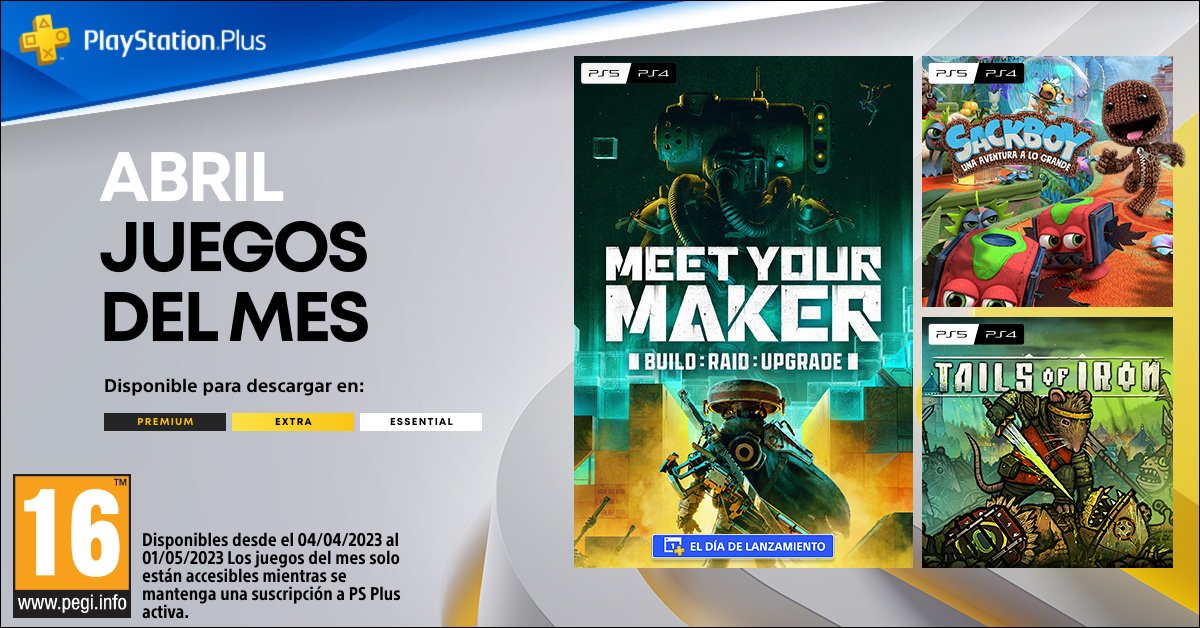 PlayStation Plus España tweet media