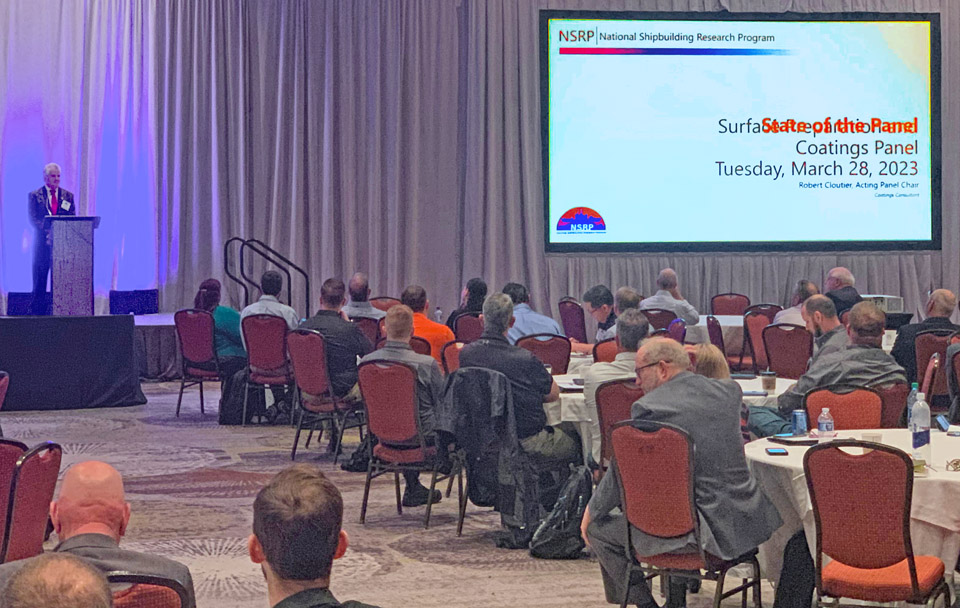 NCPCoatingsLLC's tweet photo. Booth 6 at NSRP All Panel Meeting this week where you can learn why SiloxoGrip® was chosen to be tested for the Cleanable Nonskid project award!
#nonskid #coatings #polysiloxane #NSRP2023 https://t.co/ONAZwtOQK7