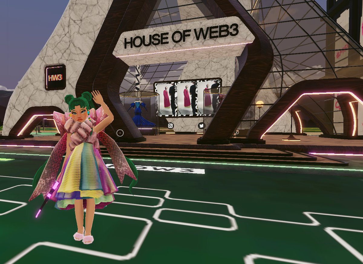 👠✨𝓣𝓱𝓮 𝓗𝓸𝓾𝓼𝓮 𝓐𝓵𝔀𝓪𝔂𝓼 𝓦𝓲𝓷𝓼✨👠
<a href="/mutani_io/">MUTANI</a> are founding members of @hw3_io who are now onboarding creators! Come check out the space in <a href="/decentraland/">Decentraland</a>  for #MVFW23 and our archival <a href="/ShayliHarrison/">Shayli Harrison</a> look on display!

🖱️✨play.decentraland.org/?position=-75%…