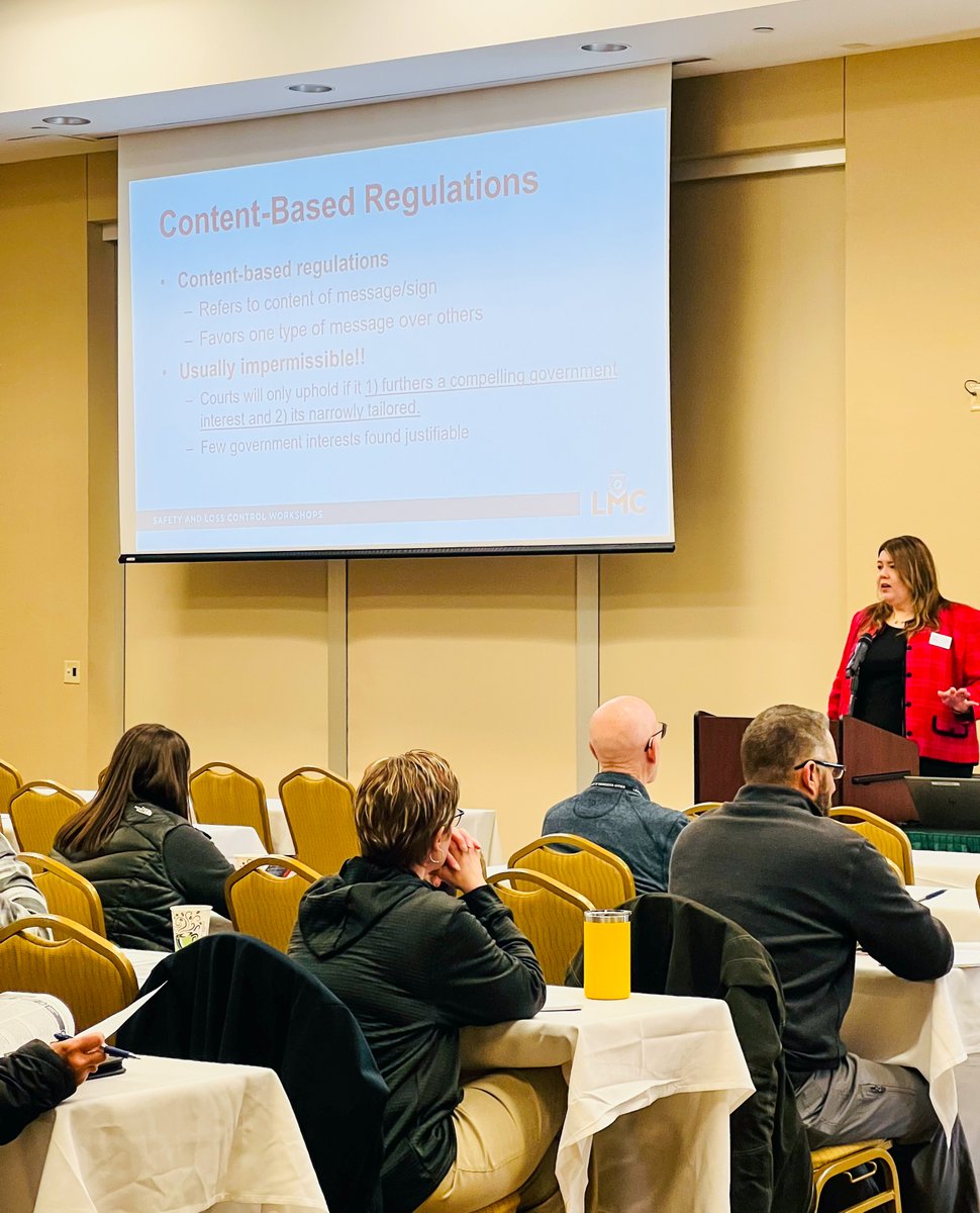 MinnesotaCities's tweet image. Our #LMCIT loss control experts are on the road for Loss Control Workshops! First stop: Bemidji. Great to see so many police, clerks, IT, public works, and other city employees dedicated to making their cities safer. 

Register for a workshop: ow.ly/Vanv50Nv1Ra

#MnCities