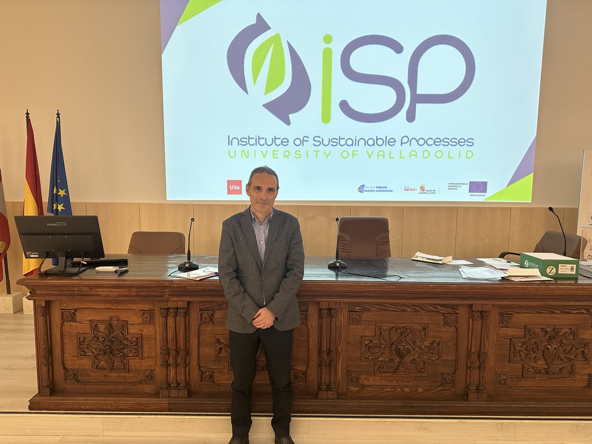 ISPUva's tweet photo. We are happy to announce that yesterday, March 28, Pedro A. García Encina, Full Professor of the University of Valladolid, was re-elected as director of the ISP.

Congratulations! 🎉
Read more: https://t.co/NP7SUZ55VC

#ISP #UVa https://t.co/vxKVsVlrsW