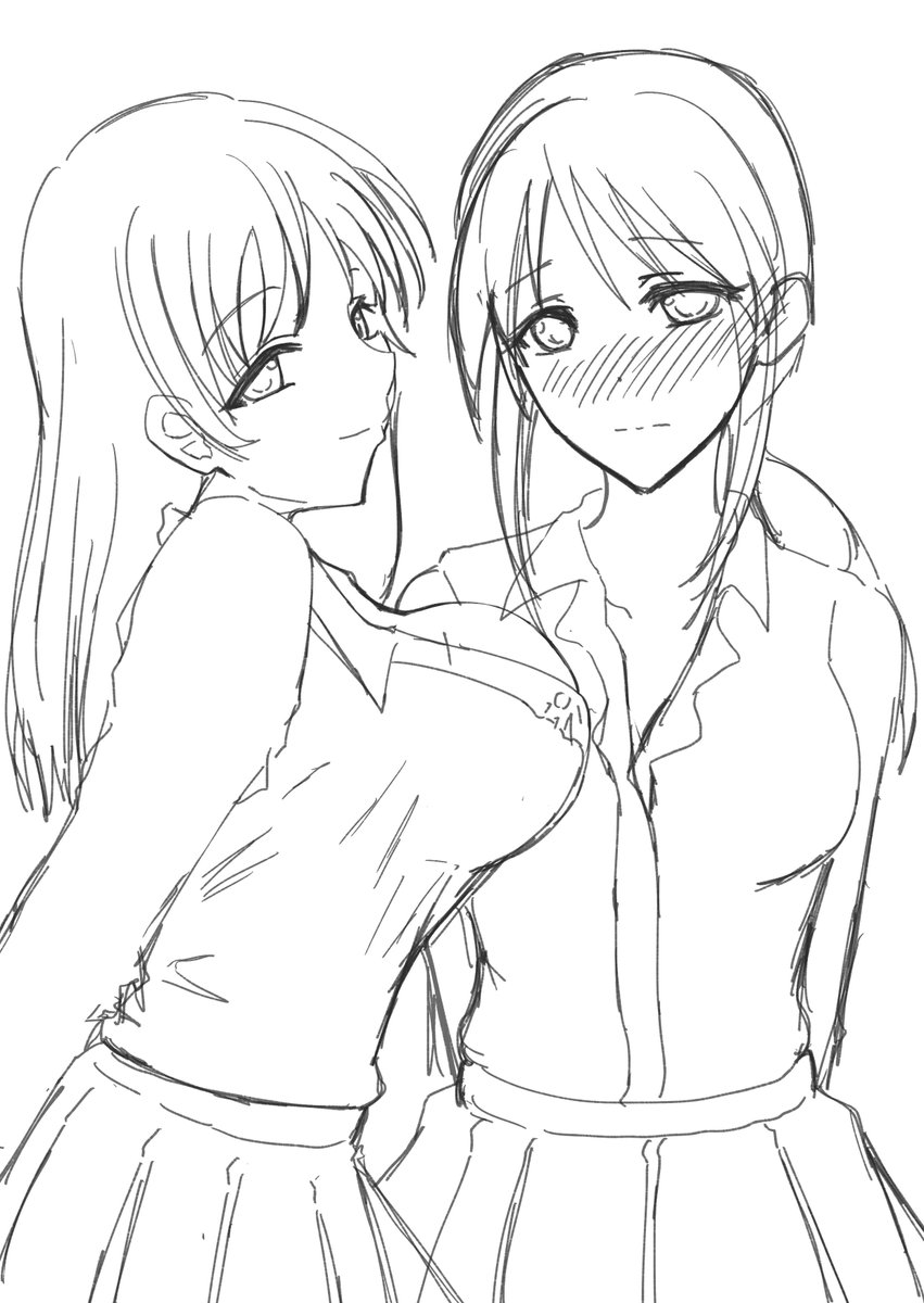 [成人向け閲覧注意/20歳未満閲覧禁止/NSFW]

1枚目と2枚目でやる気の差がひどいと自分でもわかる落書きになってしまった。 