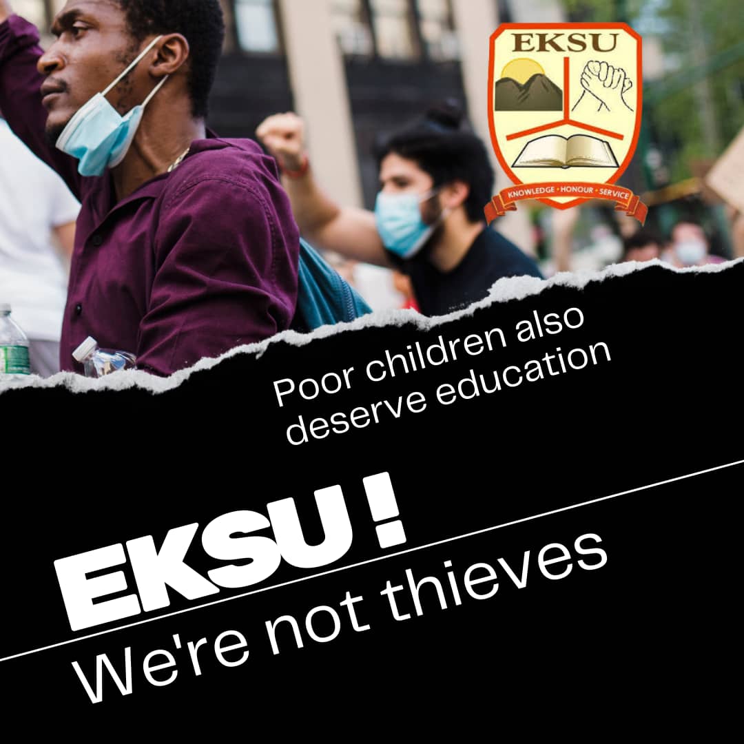 IyanuBakar99368's tweet photo. Eksu we are not money making machines
We work for money😢

#SaveEKSU https://t.co/wiFwCBE0IO