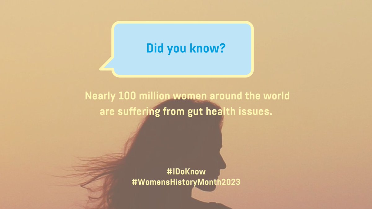 _idkna's tweet photo. Did you know that women have an increased sensitivity to different types of stimulation throughout their GI tract? This can lead to various health problems, including irritable bowel syndrome, inflammatory bowel disease, and colon cancer.
#WomensHistoryMonth2023 #IDoKnow https://t.co/gJ6OwVBv33