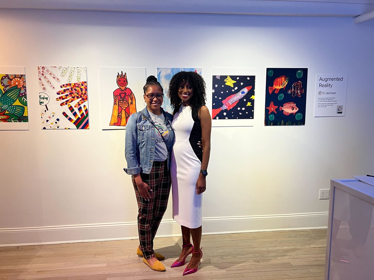 _CodeCrew's tweet image. @KelaDJones had a blast attending the 10th anniversary @GirlsWhoCode, Code Fair event! From spending time with her mentor @DrTarikaBarrett to trying out unique experience stations, it was an exciting three days filled with #codinglikeagirl! #computerscience #girlswhocode