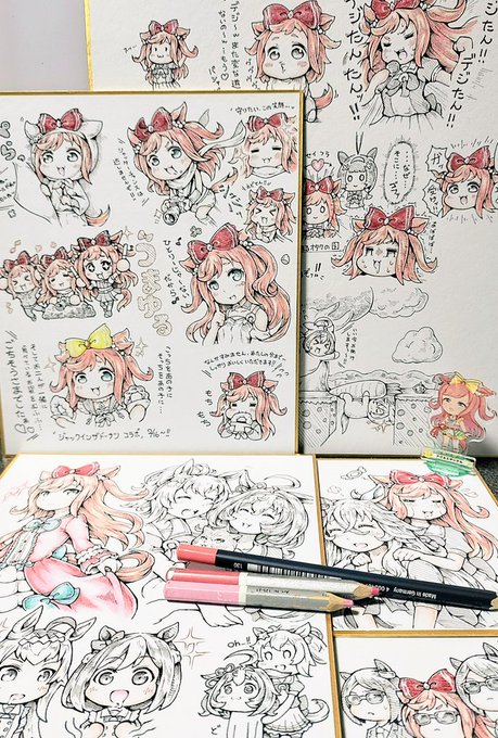 φ((.. ))ガリガリヌリヌリデジデジ…(こういうのが20枚近く仕上待ち状態) 