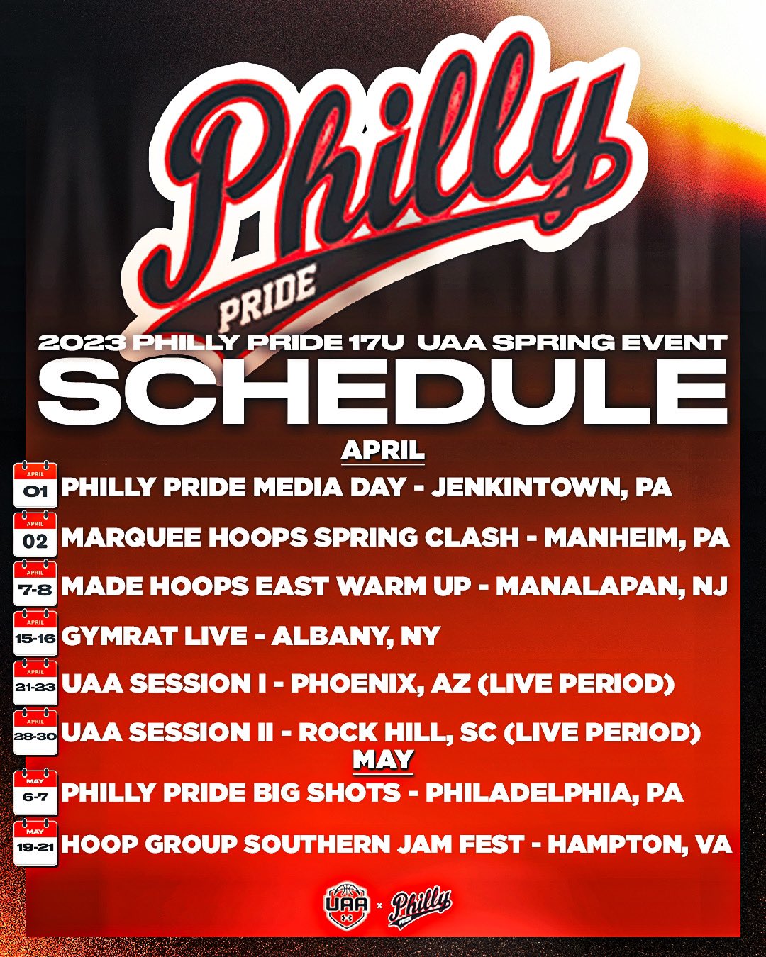 Philly Pride UAA 17u 🧡🖤 (PrideUAA17u) / Twitter