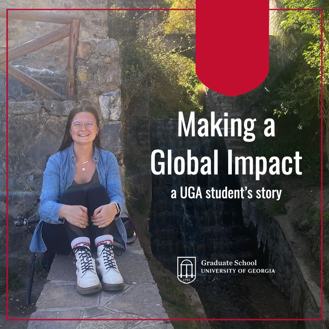 Katie Galyon conducted research in Peru last summer to highlight and understand an important group. Read how she is making a global impact by clicking the link below. grad.uga.edu/making-a-globa… #Committo #GradDawgs #GradStudies #UGA #UGAgraduateschool #GoDawgs