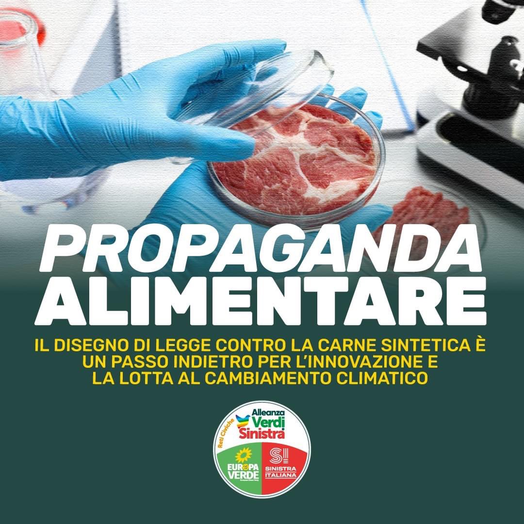 EleonoraEvi's tweet photo. Ennesima decisione oscurantista di questo governo, ennesimo treno che l’Italia perderà. La carne coltivata (questo è il vero nome, e non “cibo sintetico” usato dal ministro Lollobrigida che evoca subito qualcosa di mostruoso) se approvata dagli organismi europei potrebbe essere.. https://t.co/fPx6vBY0kc