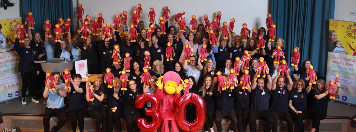 Monkey Music franchisees and teachers gathered over the weekend to celebrate Monkey Music’s 30th anniversary and live and breathe our brand ethos of ‘Sharing precious time together’! 
#MonkeyMusicUK #MonkeyMusicFranchise #JoinTheFamily #NewCareer
bit.ly/MMFranchiseFilm
