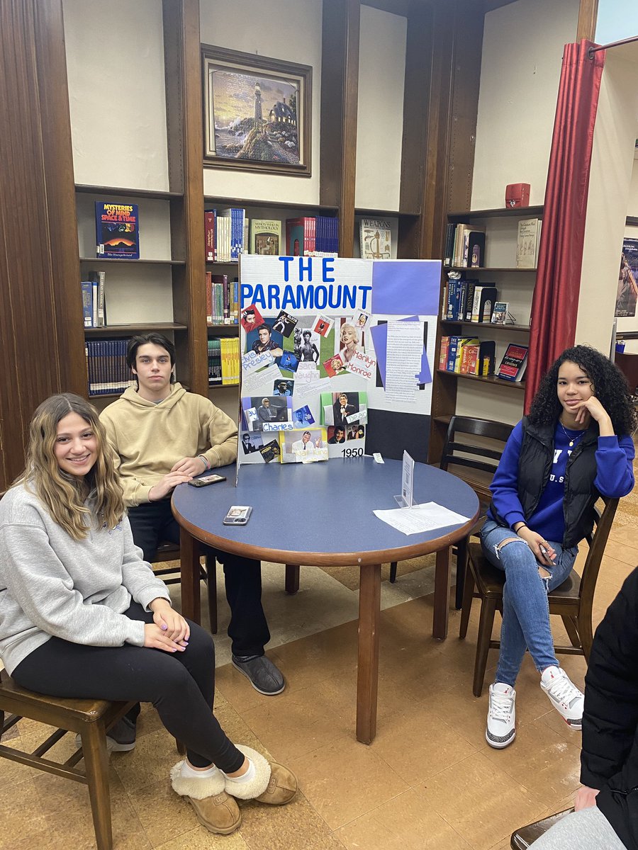 MrDMcCartney's tweet photo. The 1950s culture project was a HUGE success in the Honors US2 period 2 class! Amazing effort! So proud of them! More pictures to come! @HHS_Principal22 @rspirito11 @AshleySmithEd #gobears! https://t.co/wPp0qrrlhR
