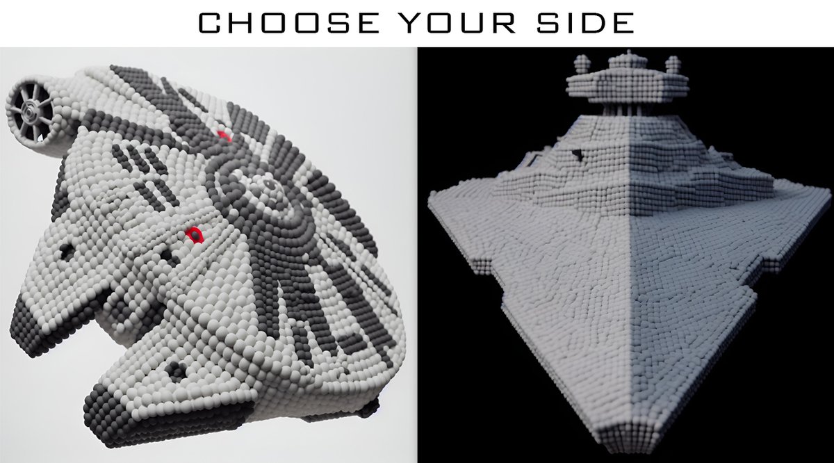 Choose Your Side... Choose Your Ride...
<a href="/Imaginary_Ones/">Imaginary Ones | Bubio.ai</a> let's find out which side of the force is stronger!

 ♥️  👉🏼👉🏼👉🏼 The Resistance
🔃👉🏼👉🏼👉🏼 The Galactic Empire

#ImaginaryRides <a href="/Imaginary_Ones/">Imaginary Ones | Bubio.ai</a>