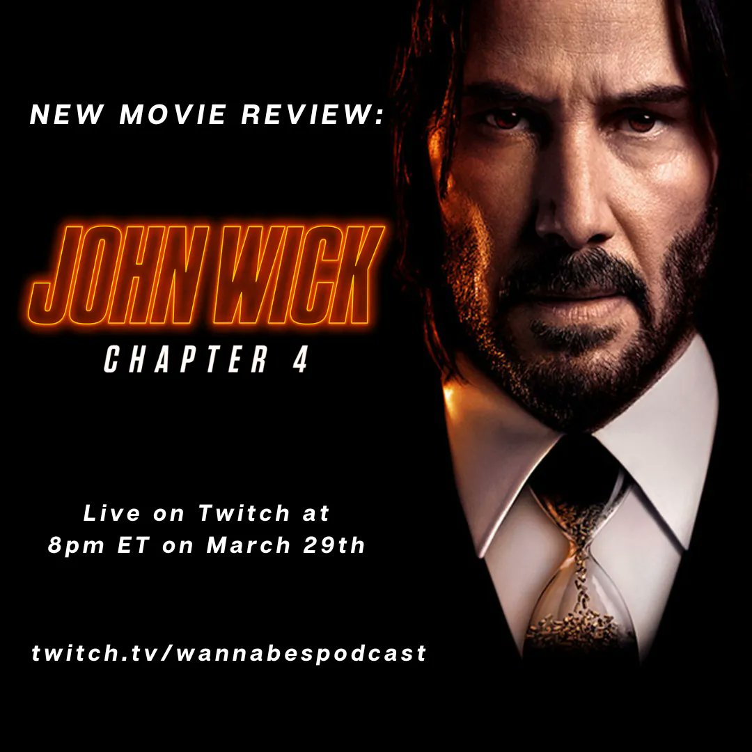 lukew306's tweet photo. Hang out with @podcastwanna tonight and see how we felt about the latest John Wick. 
@morganh_films @thedreadedfiend 

#streaming #streamers #streamersofinstagram #streamersunite #podcasting #podcastersofinstagram #podcast #filmreview #moviereviews #johnwick4 #keanureeves https://t.co/Lrgw8VwchD