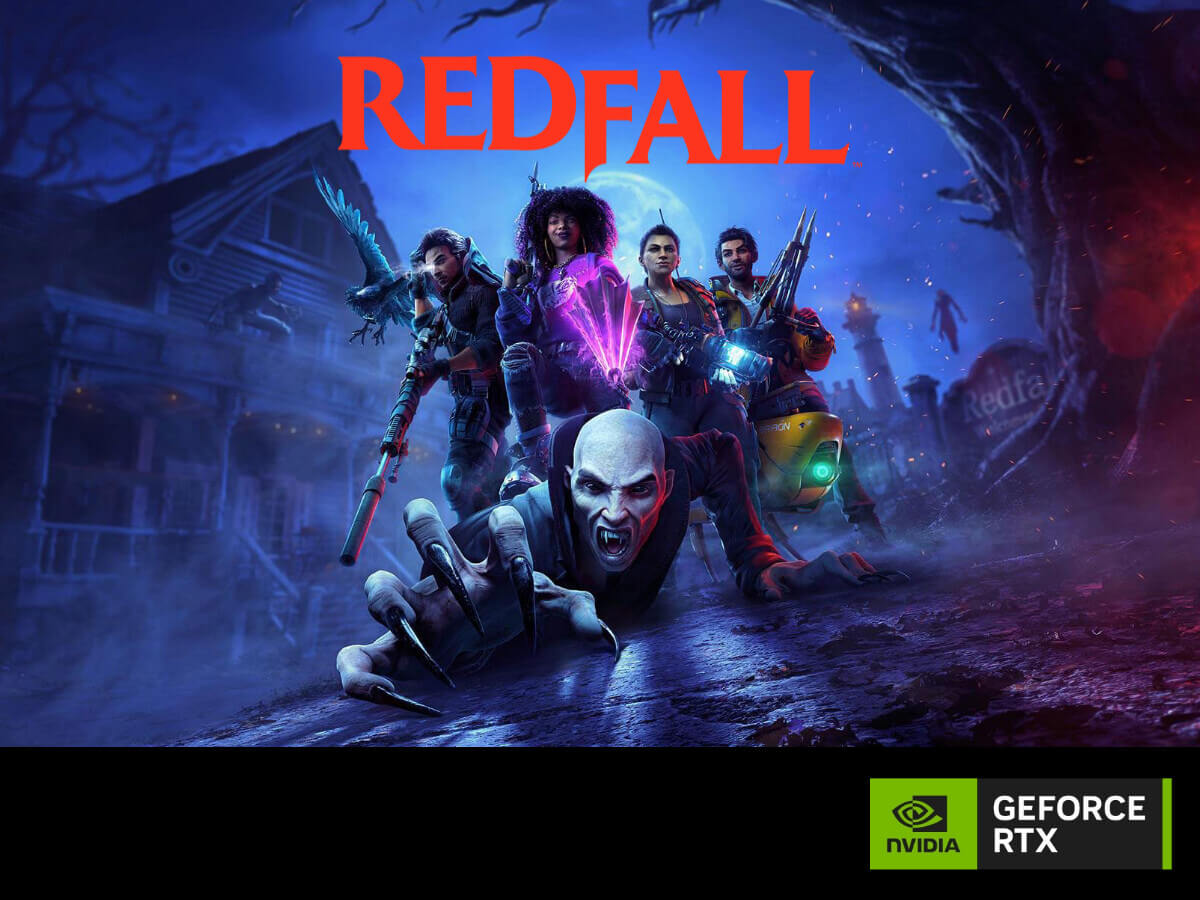 Redfall Bite Back Edition Bundle Get Redfall Bite Back Edition with select GeForce RTX 40 Series* *Terms and conditions apply. bit.ly/42NH9N6