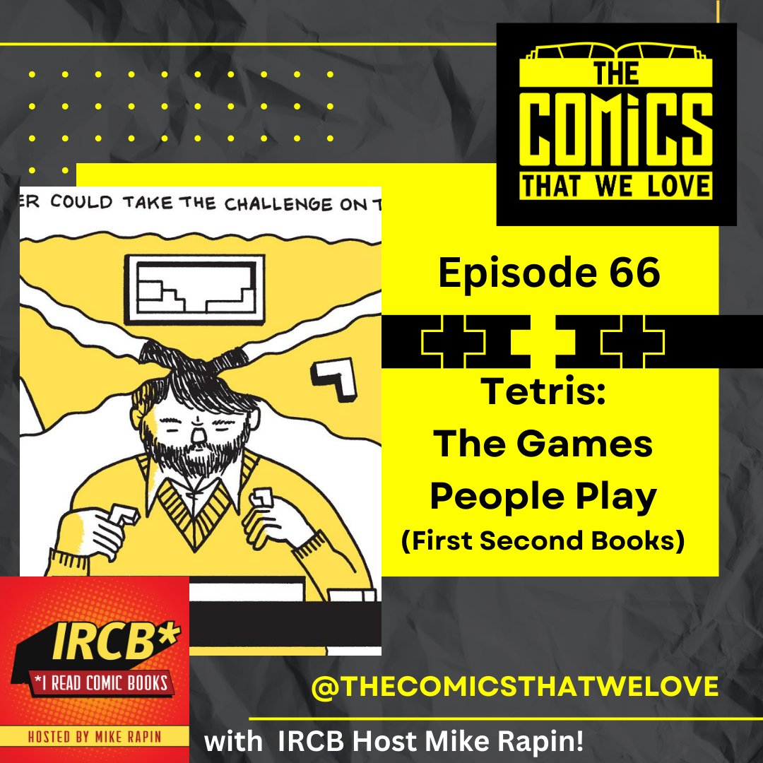 New episode! My guest was Mike Rapin of @ircbpodcast & we talked about 1 of his favorite comics & favorite creators, @boxbrown !

Listen in: kite.link/Tetrisircb

#comicbooks #comics #indycomics #independentcomics #tetris #boxbrown #podcastrecommendations #nerdpodcast #podcast