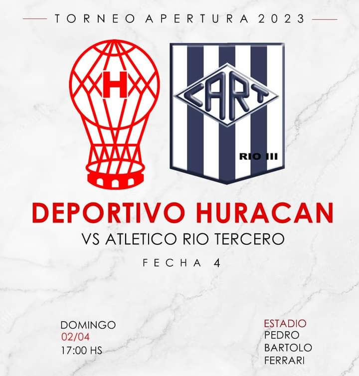 🔜 ¡Próximo partido!

🏆 #TorneoApertura2023 
🆚 #AtleticoRioTercero  
🗓️ Domingo 02/04
🕛 Primera: 17:00 hs
🕛 Reserva: 15:30 hs
🏟️ Pedro Bartolo Ferrari

#VamosGlobo 🎈