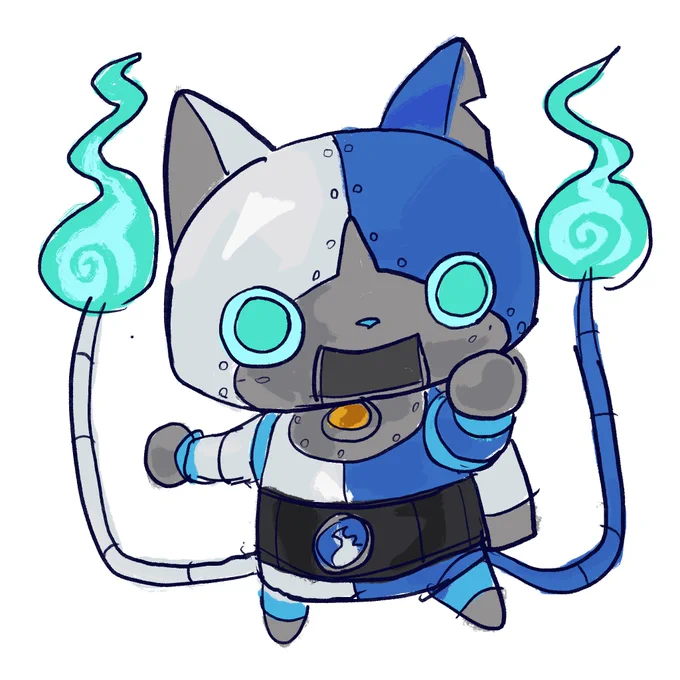 Robonyan F for  !!! ARI THANK YOU SO SO MUCH FOR THE KOFIS AWWU ARE LITERALLY THE SWEETESSTTT i miss drawing ykw this was so fun!!!! 