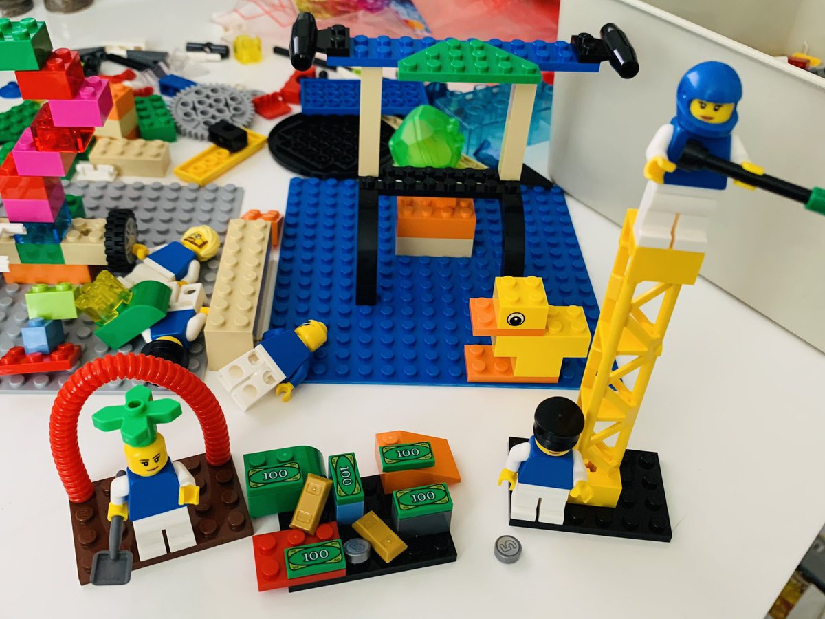LauAnshul's tweet photo. Pleased to announce that I am now a LEGO® Serious Play® Facilitator 🧩 Although the training was intense but enjoyed the joyful experience of playing with bricks for brainstorming concepts with @alisonrjames &amp; Micael Buckle #Inthrface #LegoSeriousPlay #PlayfulLearning #BrickMind https://t.co/9LURFzH1Fi