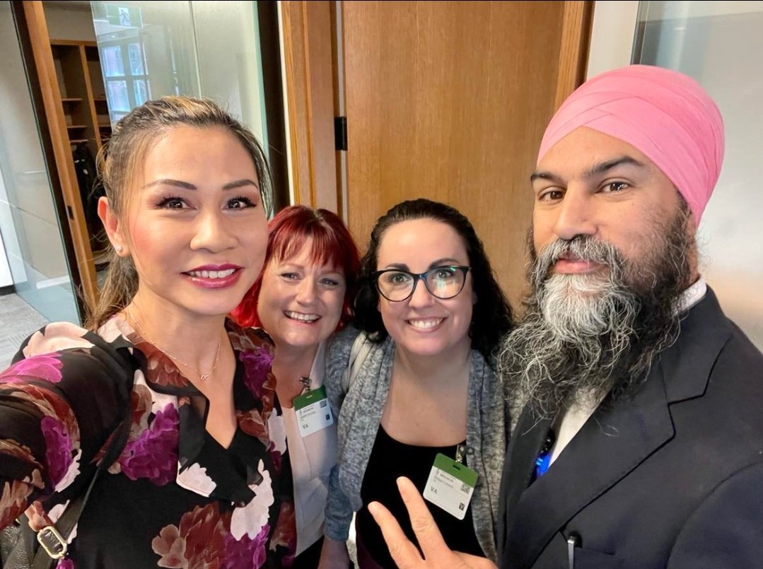 MelissaShawR4's tweet photo. I attended the budget announcement with @theJagmeetSingh today. The @NDP delivered $13B in #DentalCare for millions of Canadians.  @kcNDP https://t.co/4jB3tDiYux