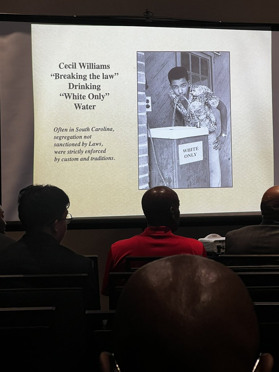 CurtisBates06's tweet photo. Cecil Williams sharing some great wisdom with us this morning. #ClemsonMOC @ClaflinUniv1869 @rvhs @DrBrendaMack @MCulbertson_RV https://t.co/54eLdxFiNx