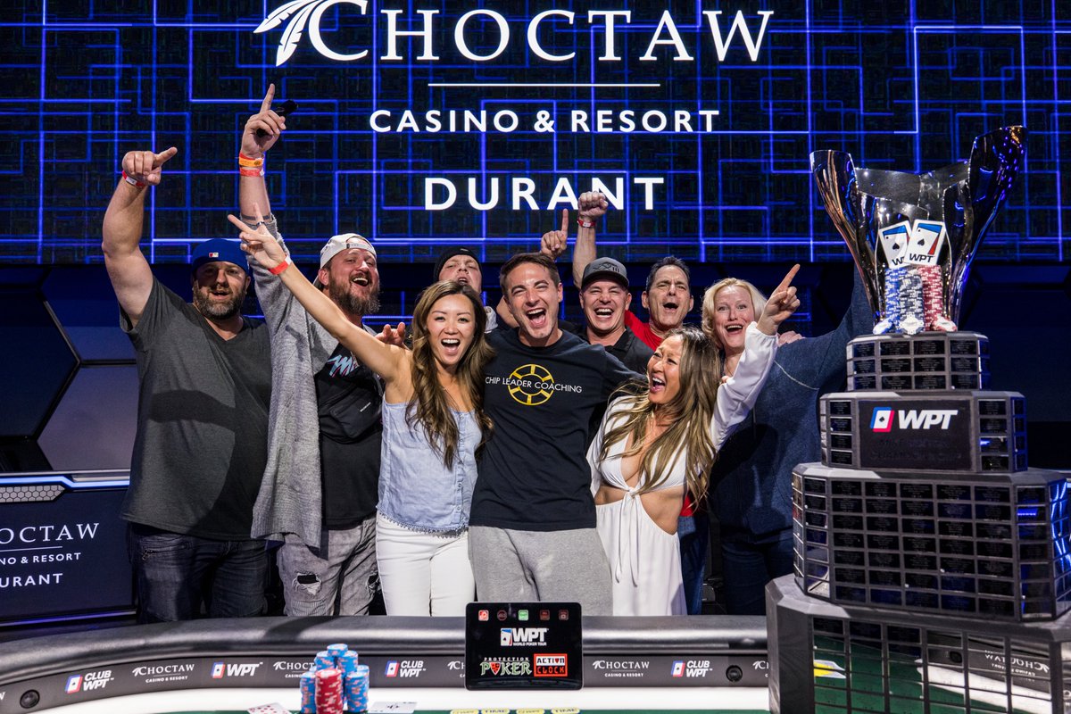 WPT's tweet image. #WPTChoctaw is just around the corner!

Last year, @ChancesCards navigated a field of 787 entries and battled @StevenCuz60 heads up to take home 486k and the title! 💰🏆

Who's taking it down this year @ChoctawDurant?

Festival Dates 🎉: Apr 19 - May 8

wpt.co/Choctaw2023