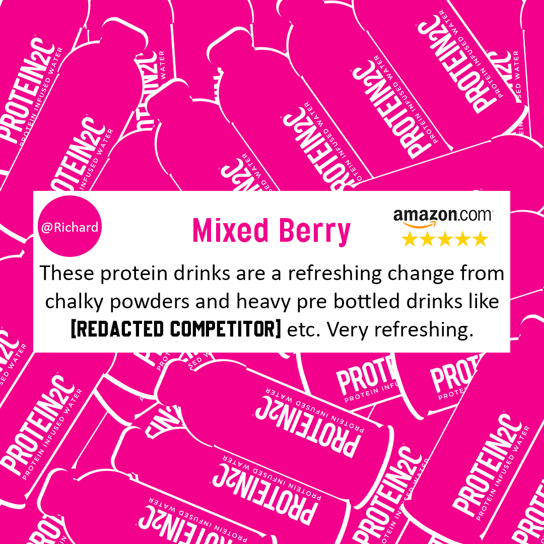 Protein2o tweet media
