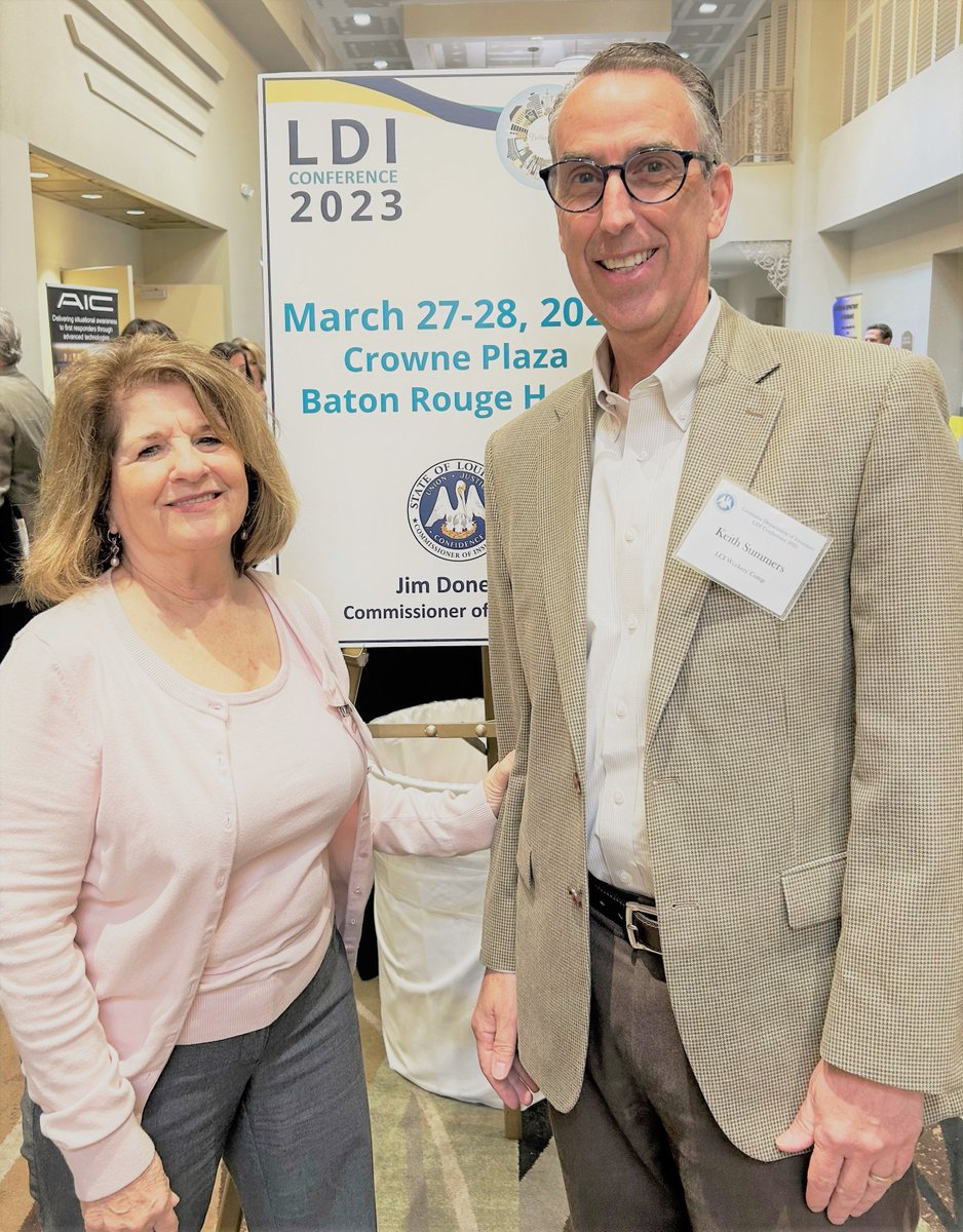 LCI Workers' Comp (@lciworkerscomp) on Twitter photo LCI's Claims Mgr Yvonne Rosen & Agency Relations Mgr Keith Summers attended the <a href="/LAInsuranceDept/">LA Dept of Insurance</a> 2023 LDI Conference the past two days. They were able to listen to ins. experts & policymakers on strategies & ideas that will help navigate the future of ins. #ldiconference2023 LCI's Claims Mgr Yvonne Rosen & Agency Relations Mgr Keith Summers attended the <a href="/LAInsuranceDept/">LA Dept of Insurance</a> 2023 LDI Conference the past two days. They were able to listen to ins. experts & policymakers on strategies & ideas that will help navigate the future of ins. #ldiconference2023
