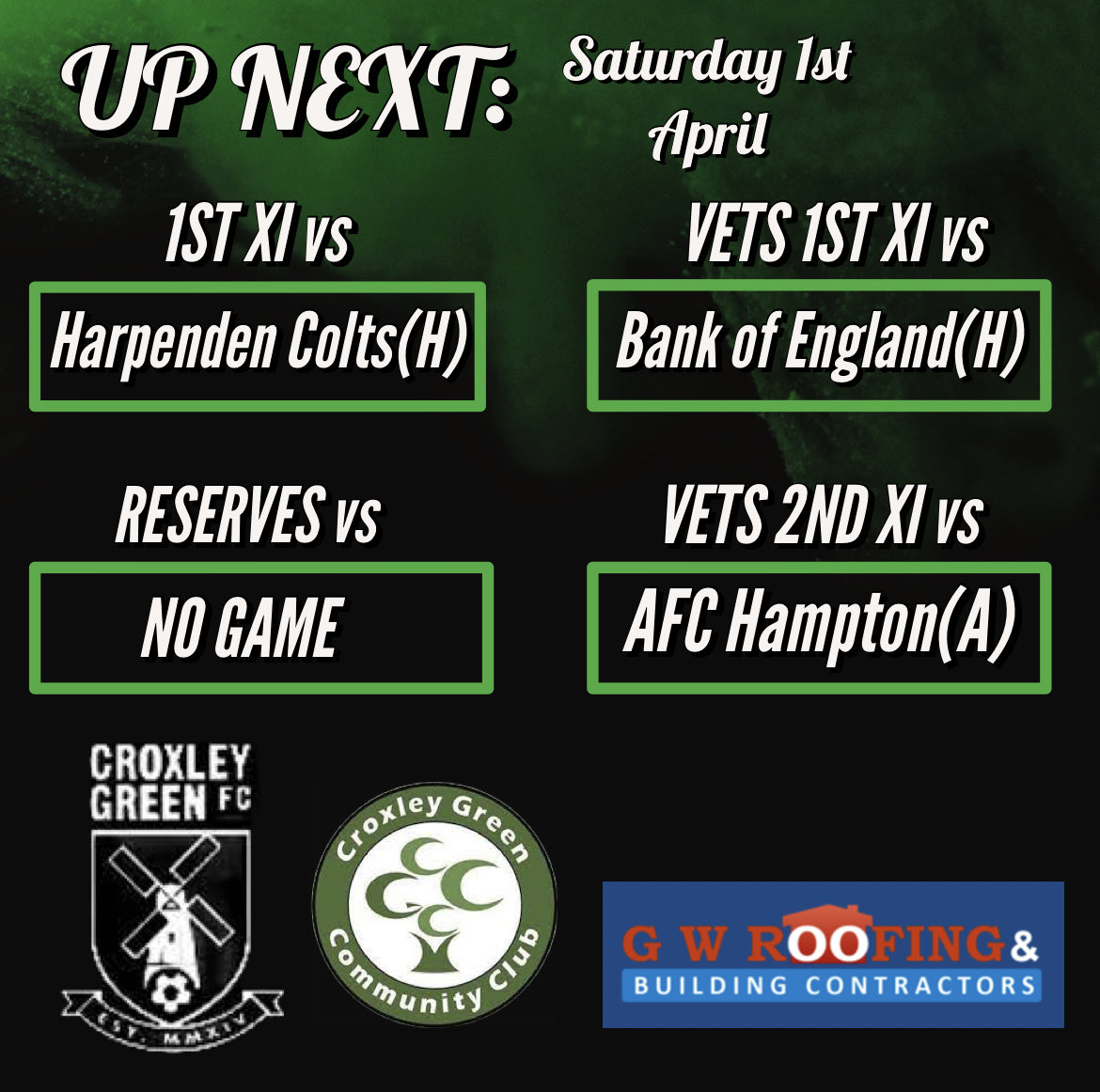 Croxley Green FC tweet media