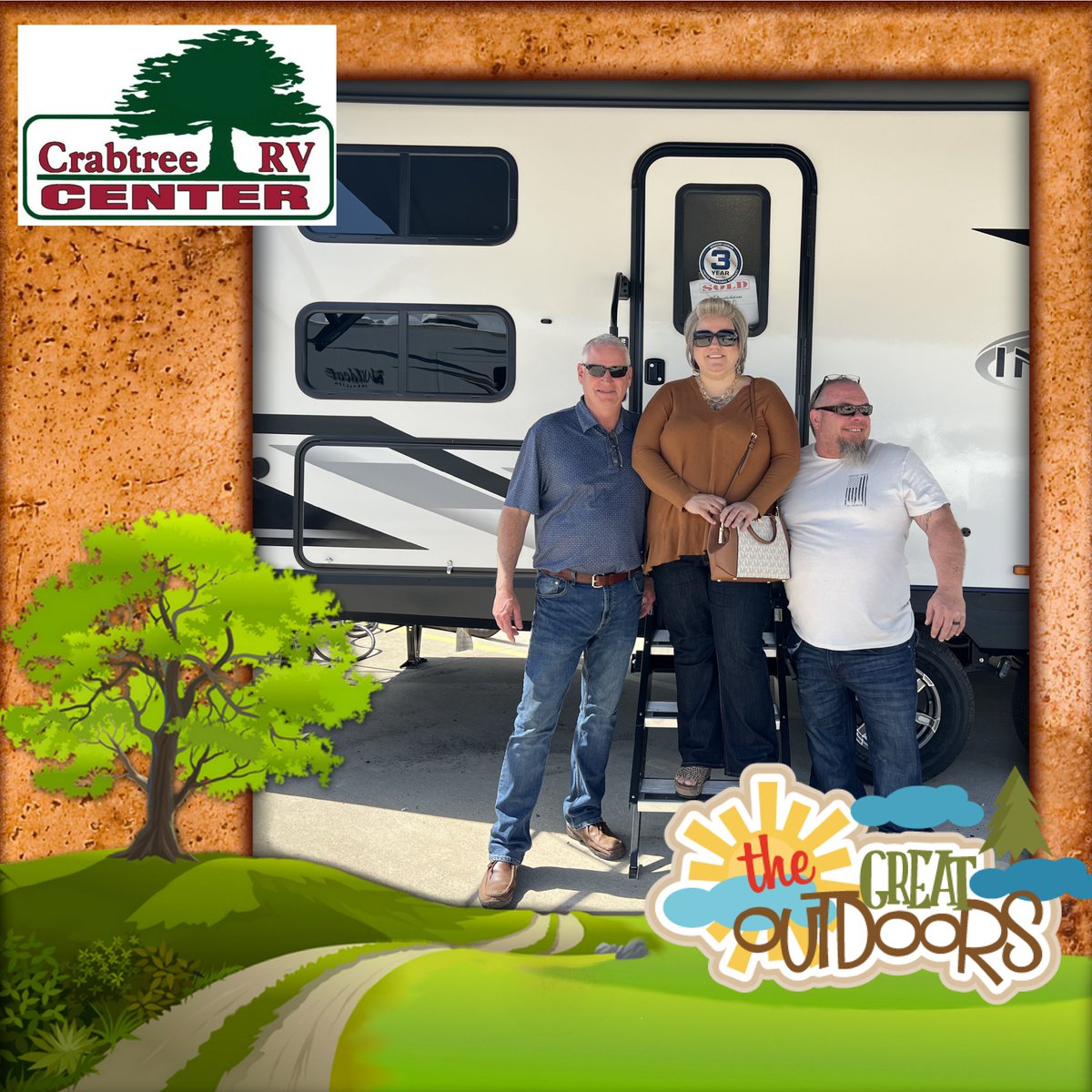 rv_crabtree's tweet photo. Congratulations to Mr. and Mrs. Shedd on the purchase of their 2023 Grand Design Imagine 22MLE.  Welcome to the Crabtree family.  We wish you safe and happy travels.

Sales Associate:  Greg Bailey

#makingfamiliesdreamscometrueforover70years #familyownedandoperated #crabtreerv https://t.co/qyf88KNGQ4