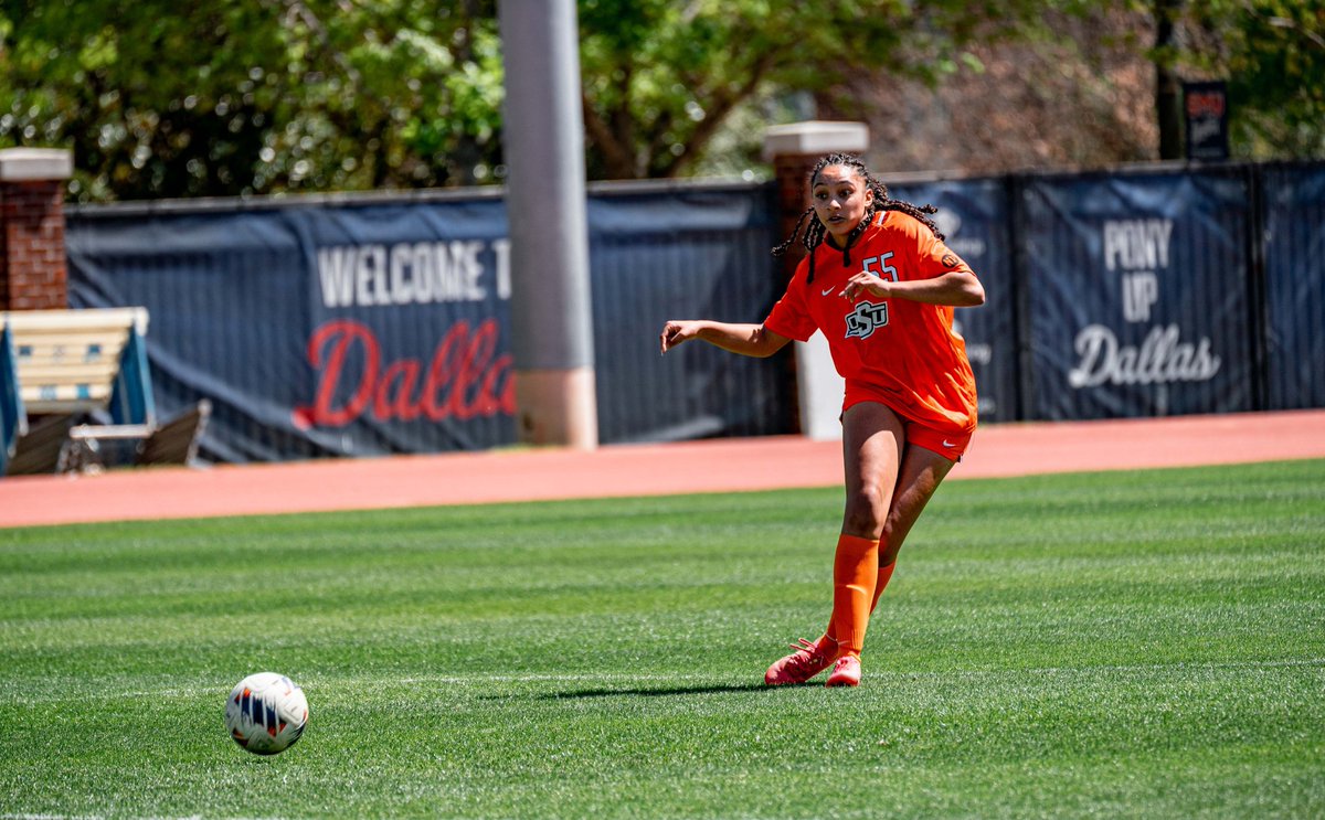 CowgirlFC's tweet photo. Spring soccer returns to Stillwater this week! 

We're back in action Sunday ➡️ 3:00 vs. Oral Roberts at NPS.

#JustUs #GoPokes https://t.co/n7KKYwYbko
