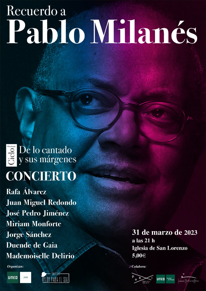 🎶Si no puedes asistir al Concierto  organizado con <a href="/UnedJaen/">Uned Jaén</a> dentro del VII Ciclo De Lo cantado y sus márgenes, emitiremos en directo a través de nuestro canal de YouTube.

🔔Haz clic aquí y activa el recordatorio para no olvidarte de seguirnos👇

youtube.com/live/JEKTuYEIT…