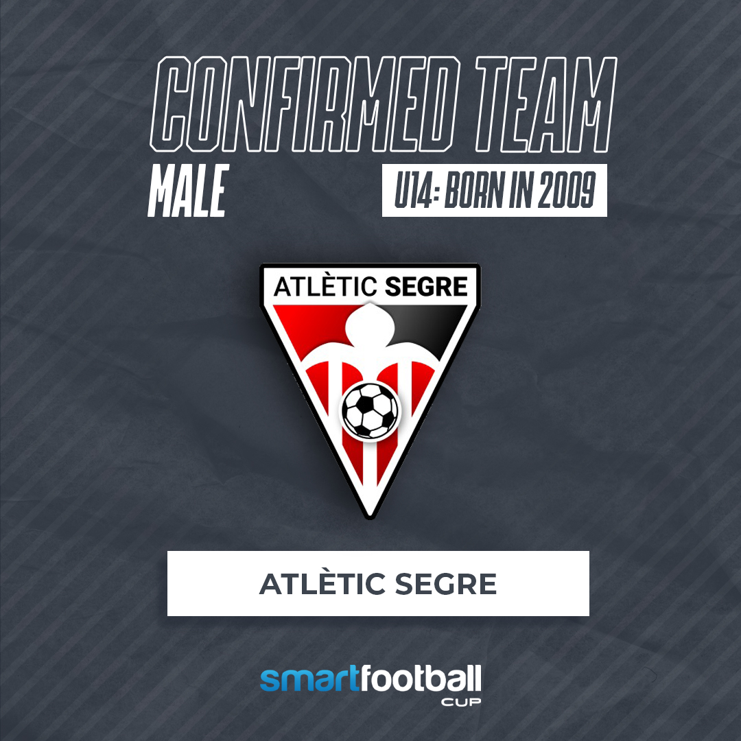 📣CONFIRMED TEAM📣
ATLÈTIC SEGRE confirms its attendance in the U14 Male Category⚽
-
📣EQUIPO CONFIRMADO📣
El ATLÈTIC SEGRE confirma su asistencia en la Categoría masculina SUB14⚽