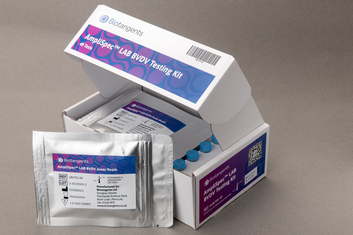 Biotangents are delighted to announce the release of AmpliSpec™ LAB BVDV for laboratory detection of #BVD in cattle. Fast, accurate and easy to use. 

Find out more: lnkd.in/gtsraJfT

#moleculardiagnostics #herdhealth #animalhealth #cattle #laboratorydiagnostics
