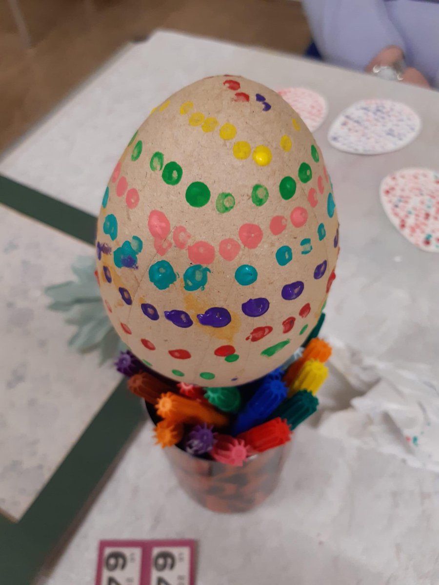 YVAdvocacy's tweet photo. Crafternoon today.
Lots of different activities but mainly using painted dots to create fabulous artworks.
#crafts #easter #art #dotwork #learningdisabilityart https://t.co/EmrCaXjxvY