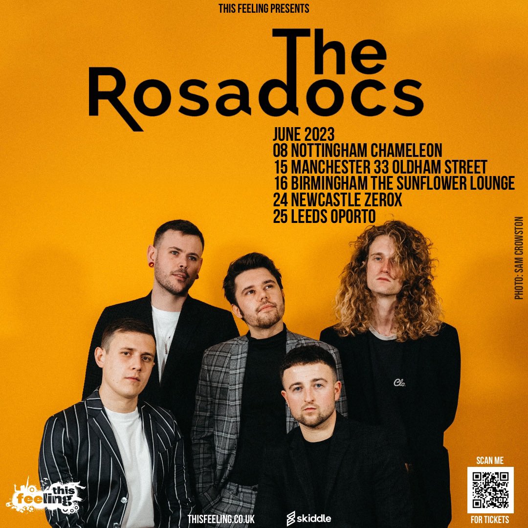 Just announced 🎸<a href="/TherosadocsUK/">The Rosadocs</a> tour on sale Friday 10am