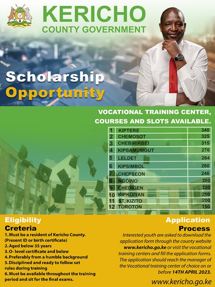 Dr_MutaiEric's tweet image. We are rolling out scholarship programs in our vocational training centers in the fields of automotive, Masonry, Carpentry, Hospitality, Plumbing, Tailoring  Welding among others. We encourage our youths to utilize this opportunity.