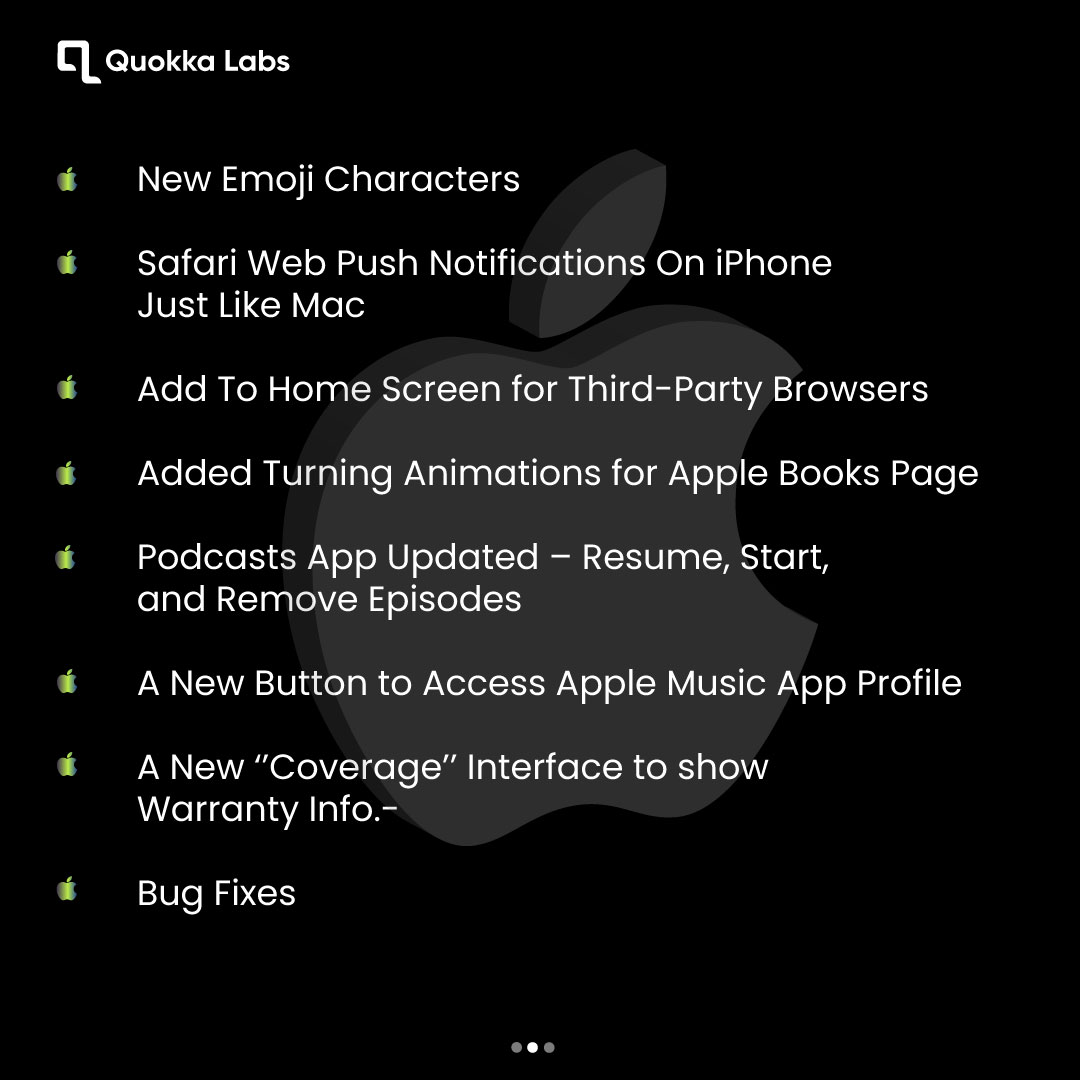 LabsQuokka's tweet photo. Introducing the latest update in iOS, version 16.4, packed with exciting features and enhancements to elevate your user experience. Have you updated yet?
#iOS16 #WhatsNew #AppleLove #ios16update #iosupdate #appleupdates #AppleCommunity #TechUpdates #AppleNews #iPhoneUpdates https://t.co/o1WL4DL2u4